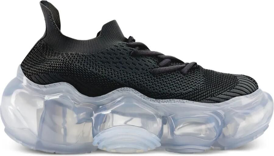 GROUNDS 70 mm Moopie sneakers met bubbelzool Zwart