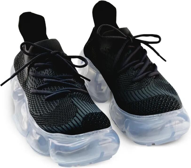 GROUNDS 70 mm Moopie sneakers met bubbelzool Zwart - Foto 2