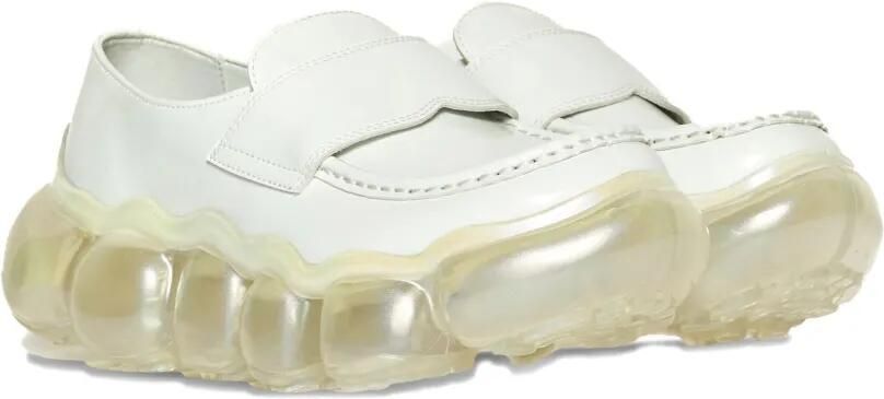 GROUNDS Jewellery loafers met bubbelzool Wit - Foto 2