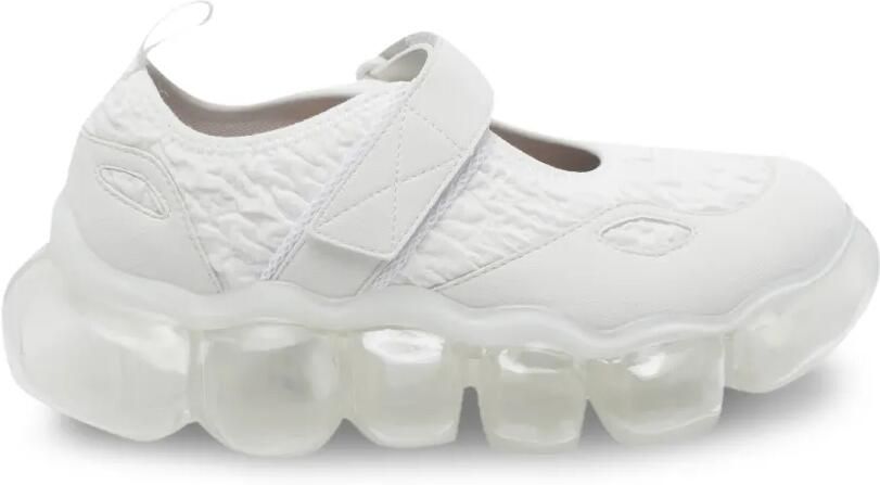 GROUNDS Jewellery sneakers met klittenband Wit