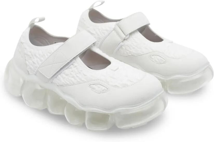GROUNDS Jewellery sneakers met klittenband Wit - Foto 3