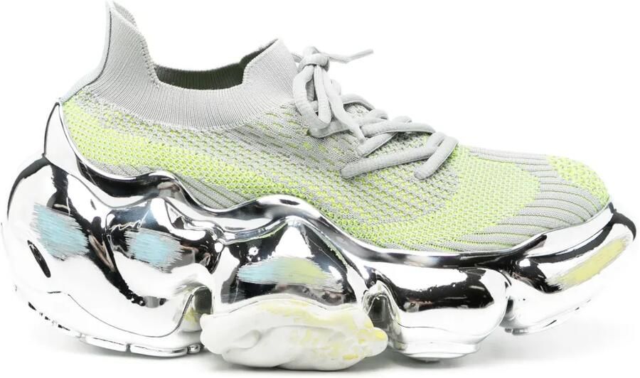GROUNDS Moopie Chrome Scratch sneakers Grijs