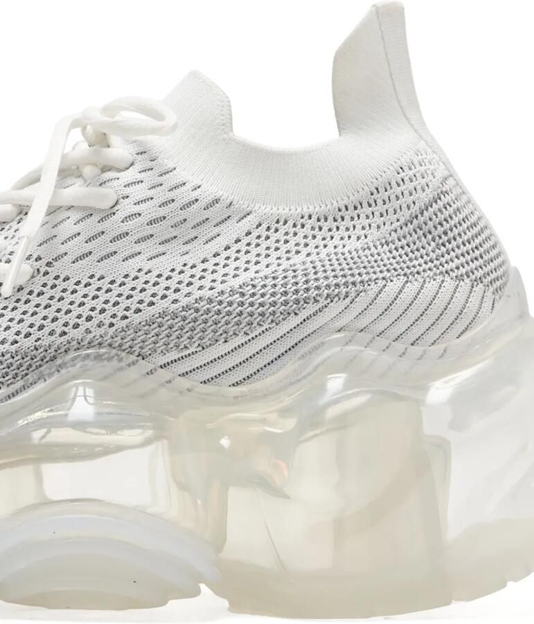 GROUNDS Moopie gebreide sneakers met bubbelzool Wit - Foto 2