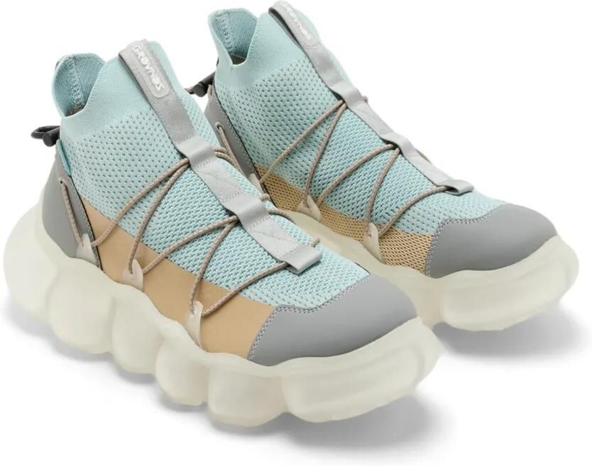 GROUNDS Sneakers met bubbelzool Blauw - Foto 3
