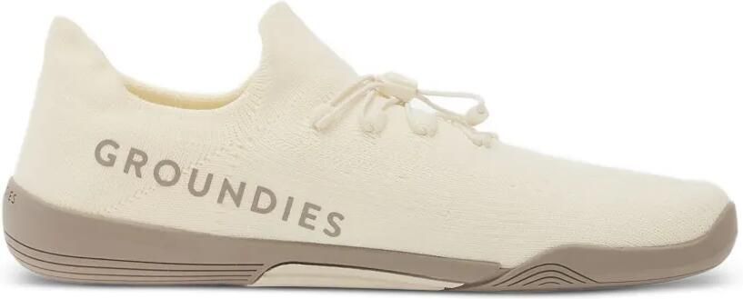 GROUNDS Sneakers met logoprint Wit