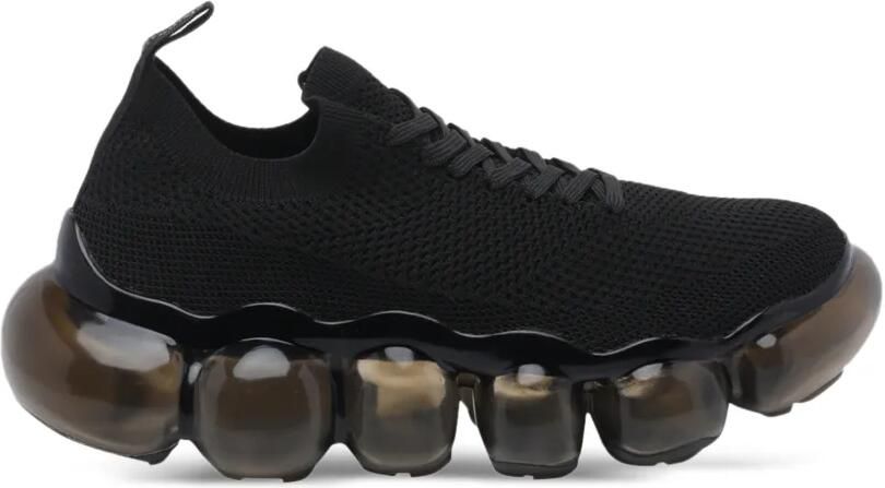GROUNDS Sneakers met ronde neus Zwart