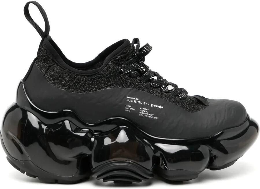 GROUNDS x Published Moopie sneakers Zwart