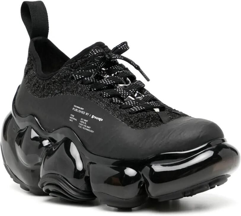 GROUNDS x Published Moopie sneakers Zwart - Foto 3