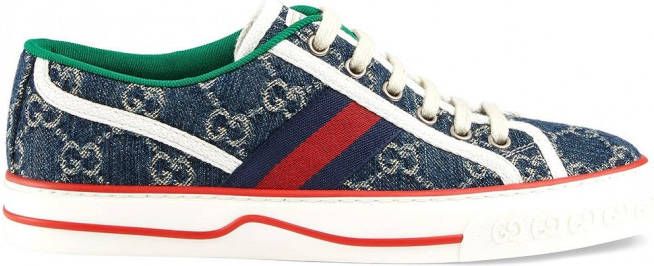 Gucci 1977 GG Supreme sneakers Blauw - Schoenen.nl