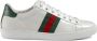 Gucci Ace sneakers met webstreep Wit - Thumbnail 1