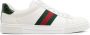 Gucci Ace leren sneakers met web-streep Wit - Thumbnail 1