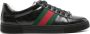 Gucci Ace GG Crystal-canvas sneakers Zwart - Thumbnail 1
