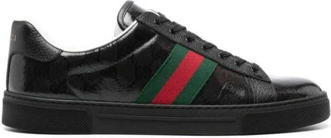 Gucci Ace sneakers met webstreep Zwart