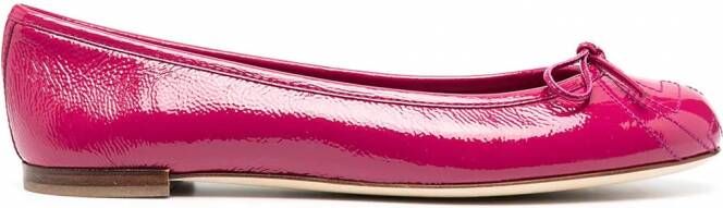 Gucci Ballerina's met strik Roze