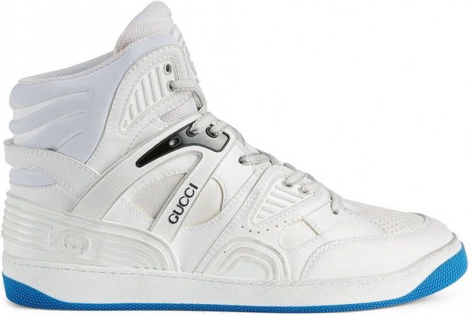 Gucci Basket high-top sneakers Wit