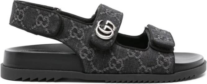 Gucci Denim sandalen Zwart