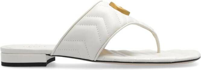 Gucci Sandalen met GG logo Wit