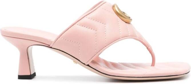Gucci Doublen G sandalen 55 mm Roze