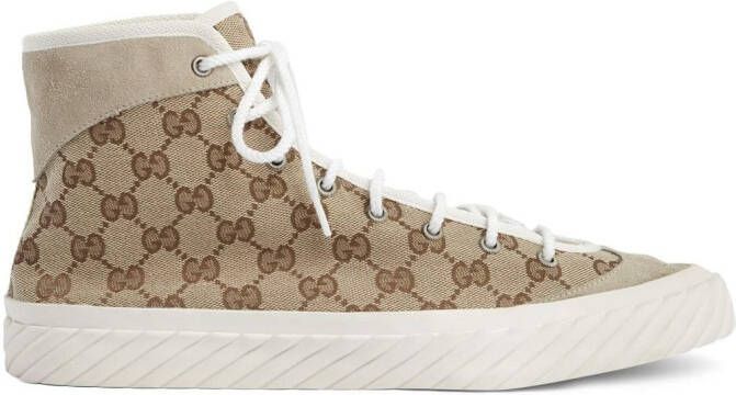 Gucci High top sneakers Beige Schoenen
