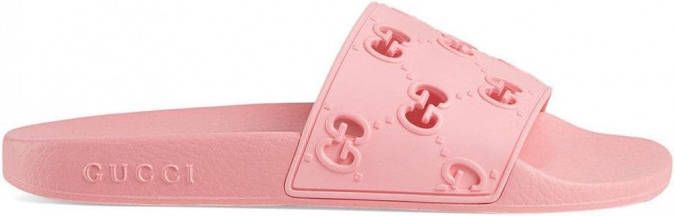 GG rubberen sandalen Roze -