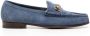 Gucci Goudkleurige loafers Blauw - Thumbnail 1