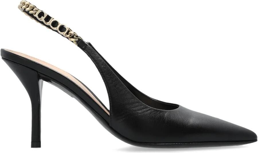 Gucci 105 mm Signoria slingback pumps Zwart