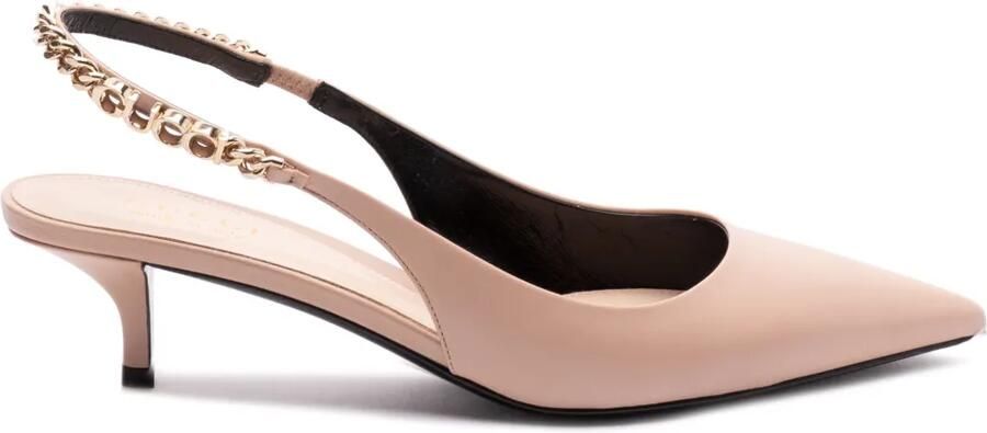 Gucci 45mm pumps met ketting Roze