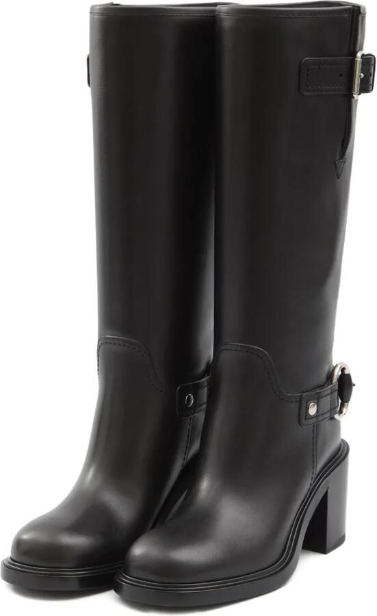 Gucci 70 mm leren laarzen Zwart - Foto 4