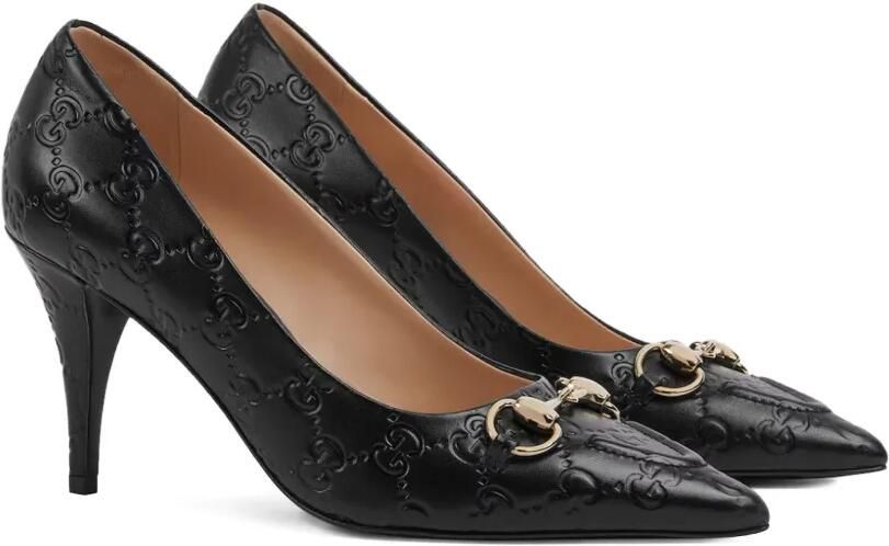 Gucci 8 5cm pumps met Horsebit-applicatie Zwart - Foto 4