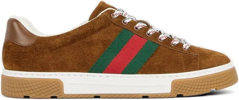 Gucci Ace sneakers met webdetail Bruin