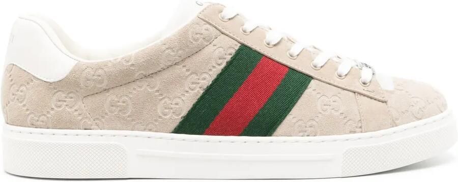 Gucci Ace Web sneakers Beige