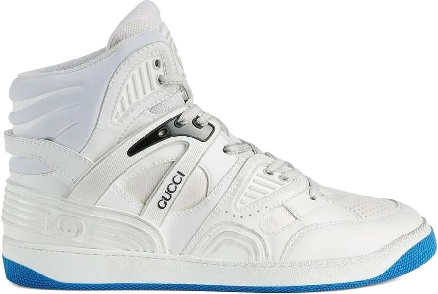 Gucci Basket high-top sneakers Wit