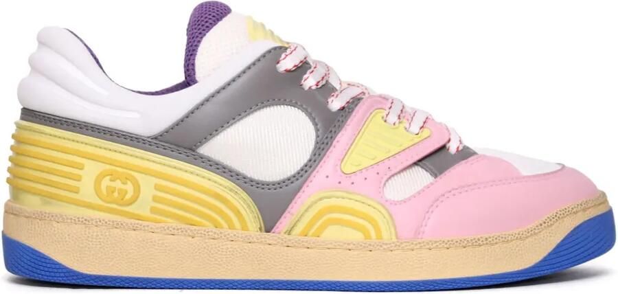 Gucci Basket sneakers met vlakken Roze
