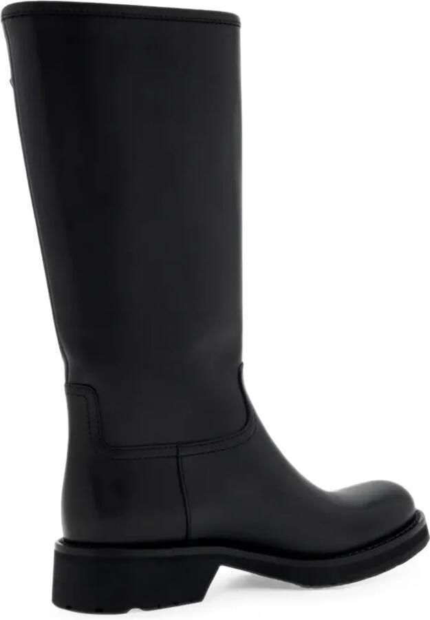 Gucci Biker boots met Web Zwart - Foto 4