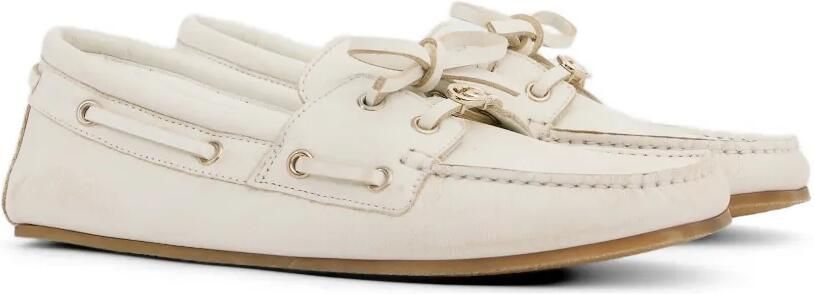 Gucci Bootschoenen met logoplakkaat en striksluiting Wit - Foto 4