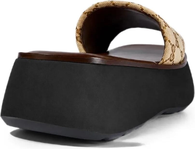 Gucci Flatform Slide sandalen Beige - Foto 4