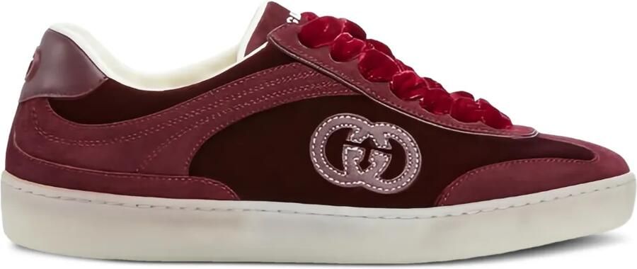 Gucci G75 leren sneakers Rood