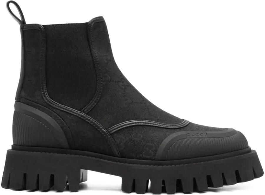 Gucci GG enkellaarzen Zwart