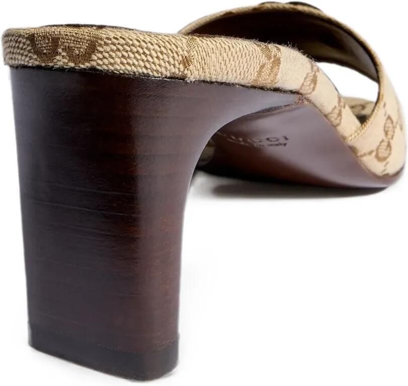 Gucci GG-Supreme Interlocking G sandalen Beige - Foto 3