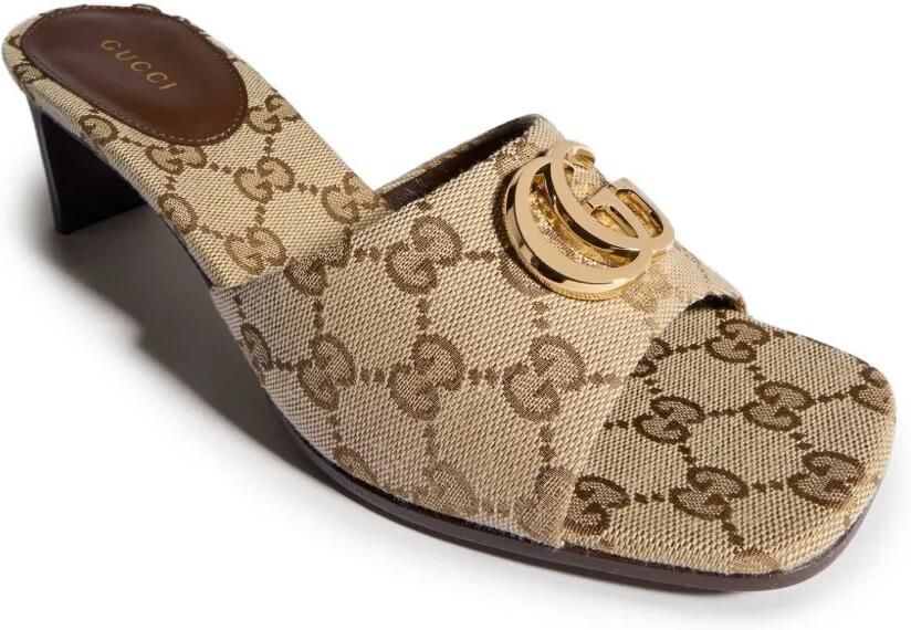 Gucci GG-Supreme Interlocking G sandalen Beige - Foto 5