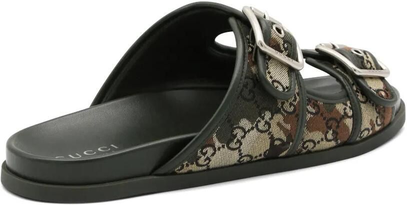 Gucci GG Supreme sandalen met camouflageprint Groen - Foto 3