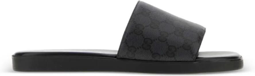 Gucci GG Supreme sandalen Zwart