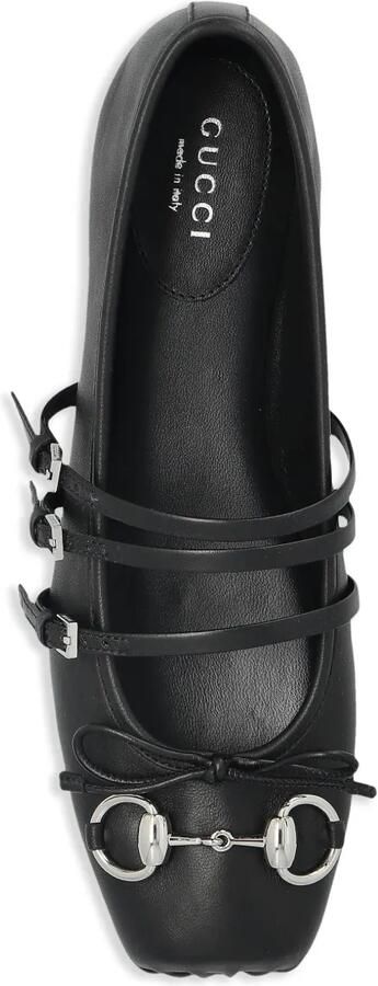 Gucci Horsebit ballerina's Zwart - Foto 3