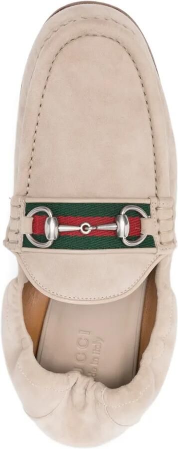 Gucci Horsebit leren loafers Beige