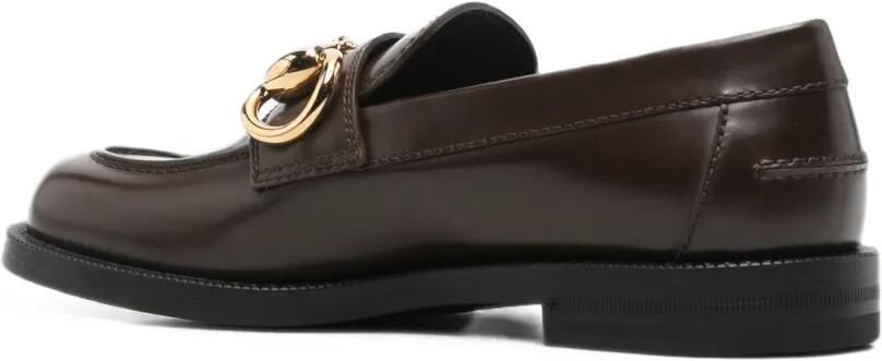 Gucci Horsebit leren loafers Bruin - Foto 4