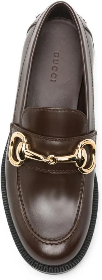 Gucci Horsebit leren loafers Bruin - Foto 2