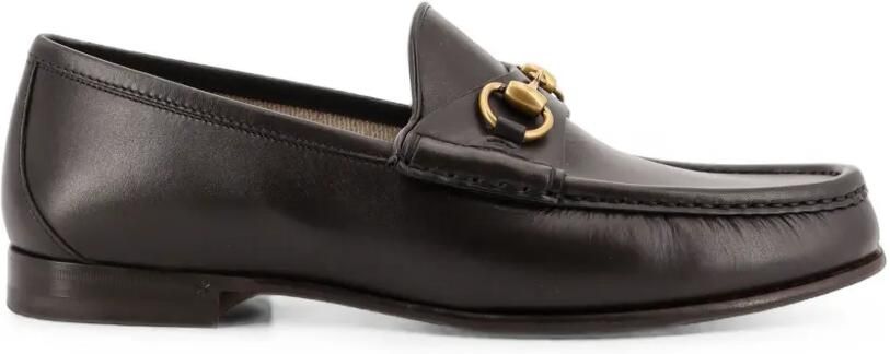 Gucci Horsebit leren loafers Bruin