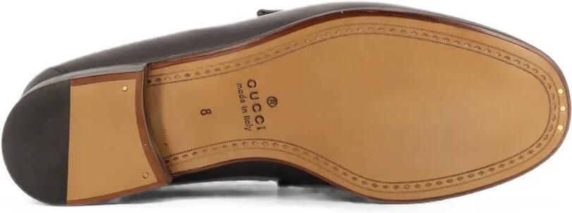 Gucci Horsebit leren loafers Bruin - Foto 4