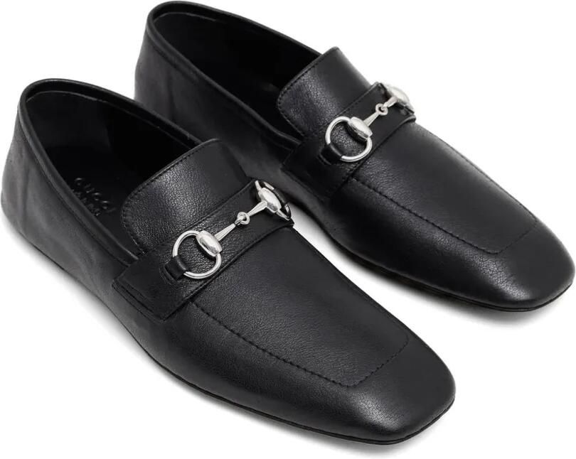 Gucci Horsebit leren loafers Zwart - Foto 2