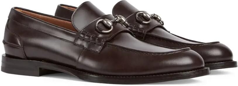 Gucci Horsebit loafers Bruin - Foto 5